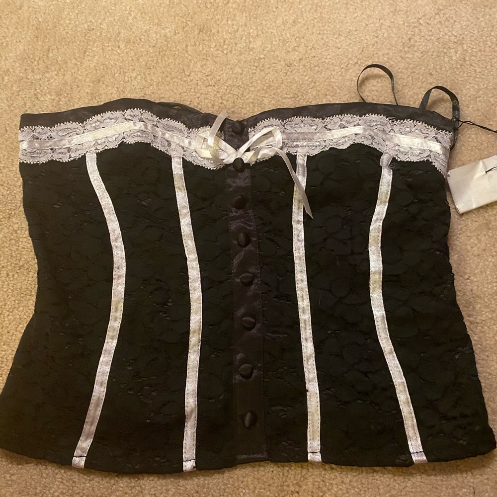 Corset tube top
